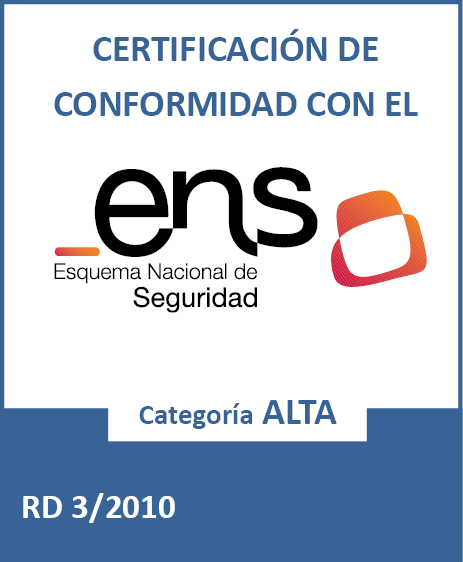 Certificación de conformidad con el ENS RD 3/2010